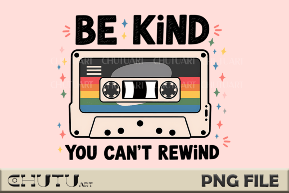 Be Kind Retro Cassette Tape: A Design Asset with Soul