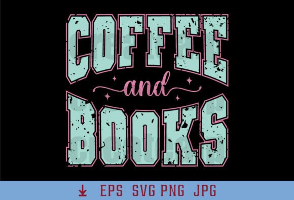 Book Lover Design: Coffee and Books PNG for Creative Projects