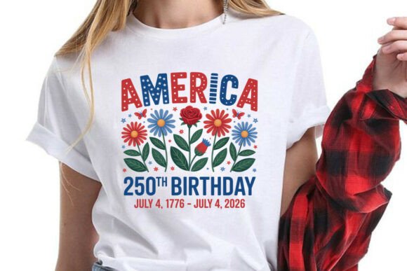 Celebrate the Milestone: America 250th Birthday T-Shirt Design