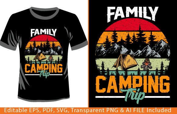 Creative Camping Apparel: Design Assets for Your Brand