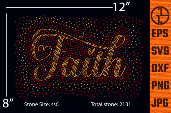 Faith Rhinestone Template Design: Elevate Your Creative Projects