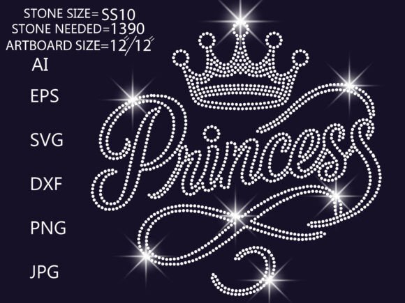 Sparkling Princess Crown Design: A Versatile Asset for Modern Creators