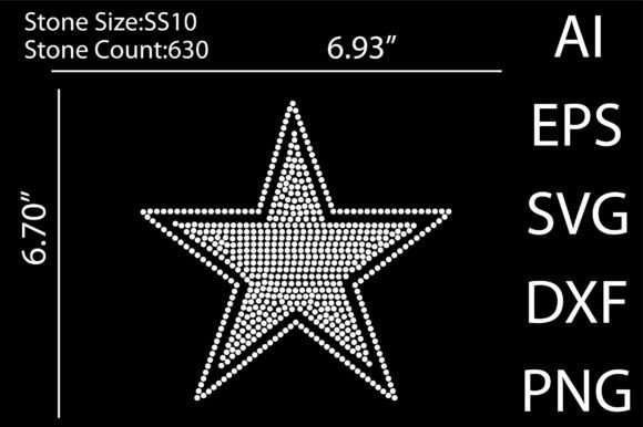 Star Rhinestone Templates: Instant Design Assets