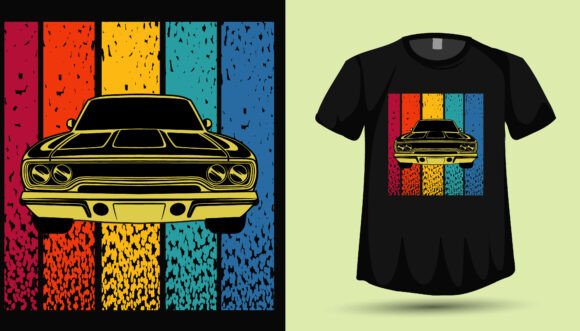 Vintage Car Design Graphics: A Timeless Asset